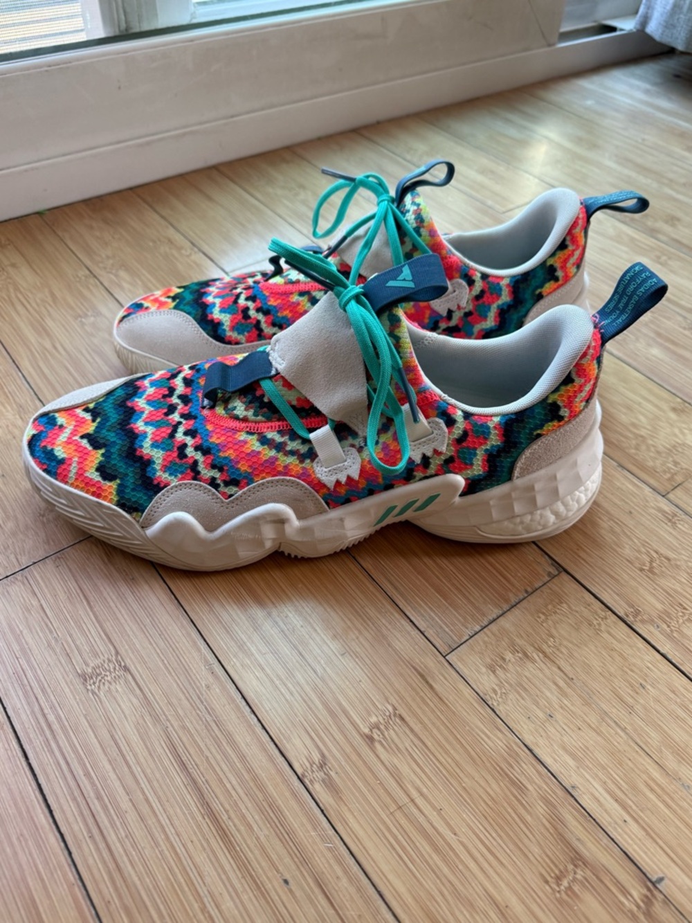 Adidas Trae Young 1 Tie Dye Multicolor Sneakers Men’s Size 13